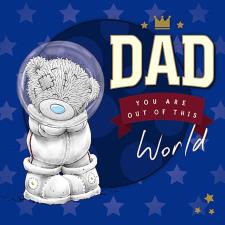 Dad Out of This World Me To You Bear Father Day Card Image Preview